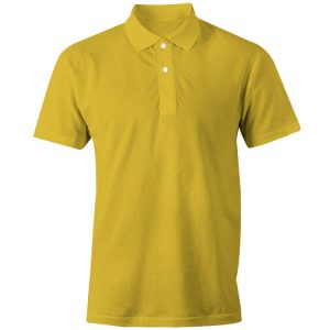 Yellow Cotton Polo Shirts, Dubai - UAE