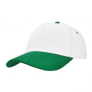 White / Emirati Green Peak Baseball Caps, Dubai - UAE