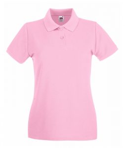 Light Pink Ladies Polo Shirts